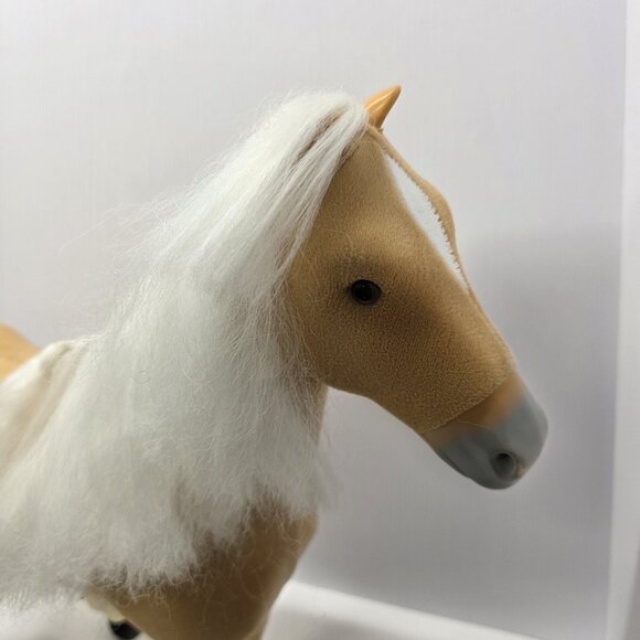 Retired American Girl Palomino Horse Pony Doll Pet Accessory Fits 18” Dolls - Picture 2 of 11